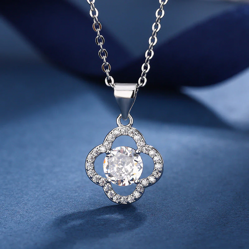 Aria Clover Charm Set | White Gold 16k - Image 5