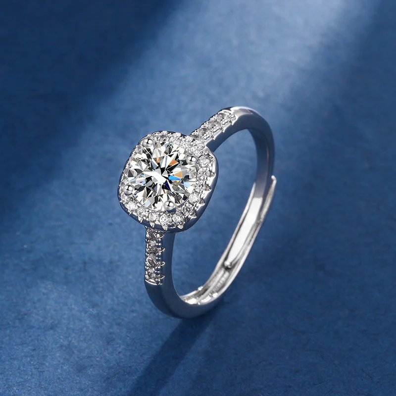 Aria Square Radiant Set | White Gold 16k - Image 5