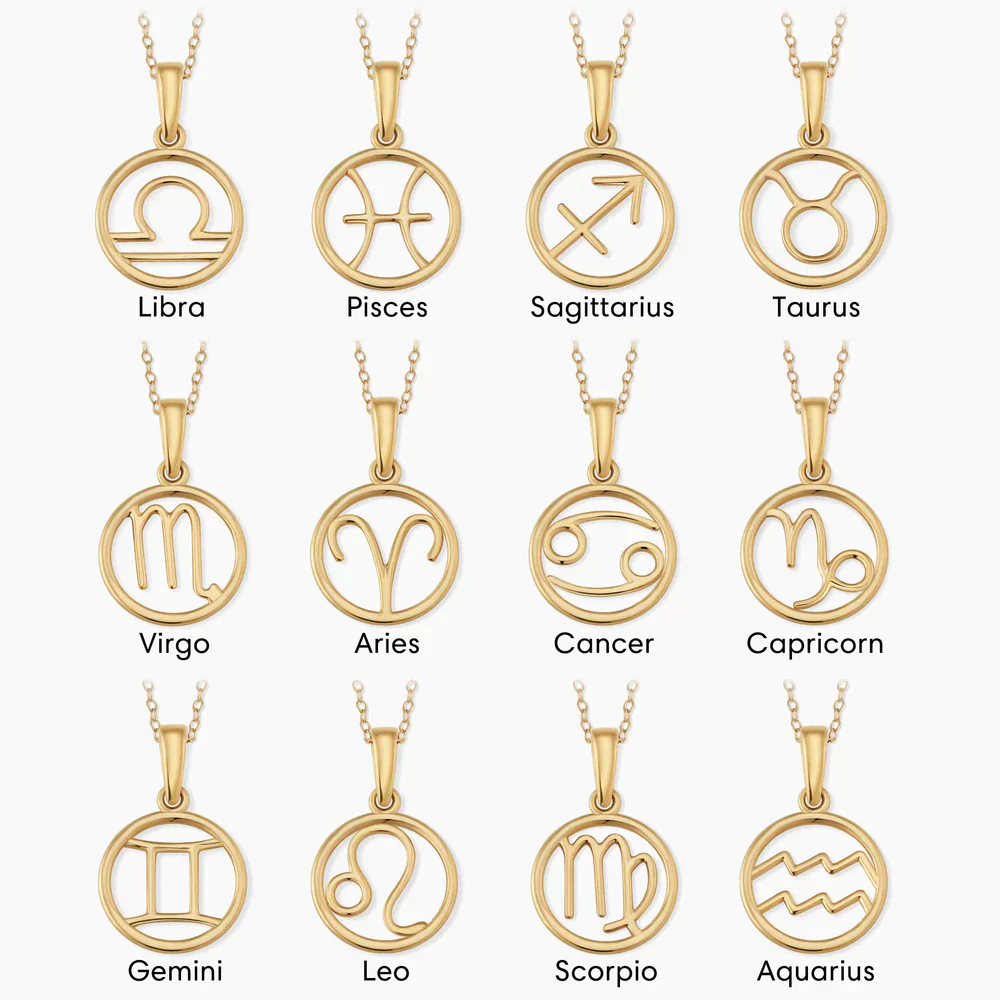 Zodiac sign necklace | Gold 18k - Image 2