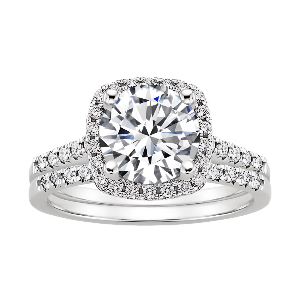 Clarinda Vellori Ring | White Gold 18k