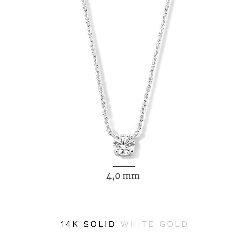 Cléa Moissanite Stone Set | White Gold 14k - Image 11