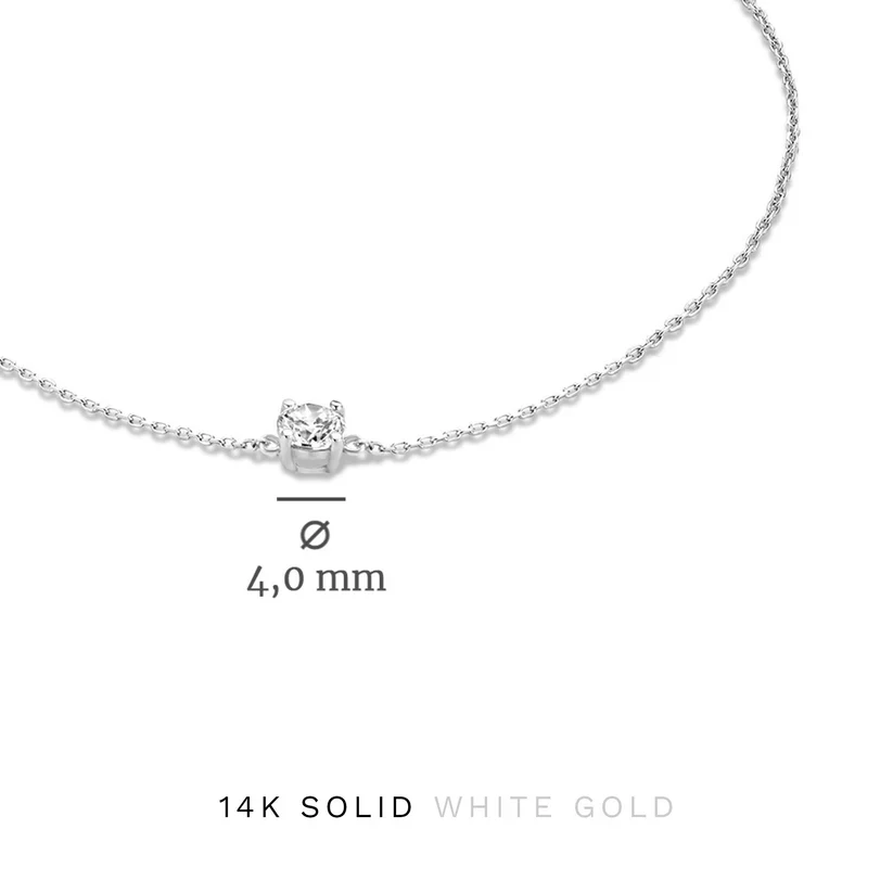 Cléa Moissanite Stone Set | White Gold 14k - Image 12