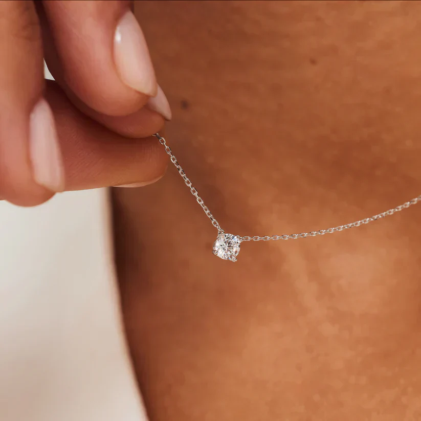 Cléa Moissanite Stone Set | White Gold 14k - Image 7