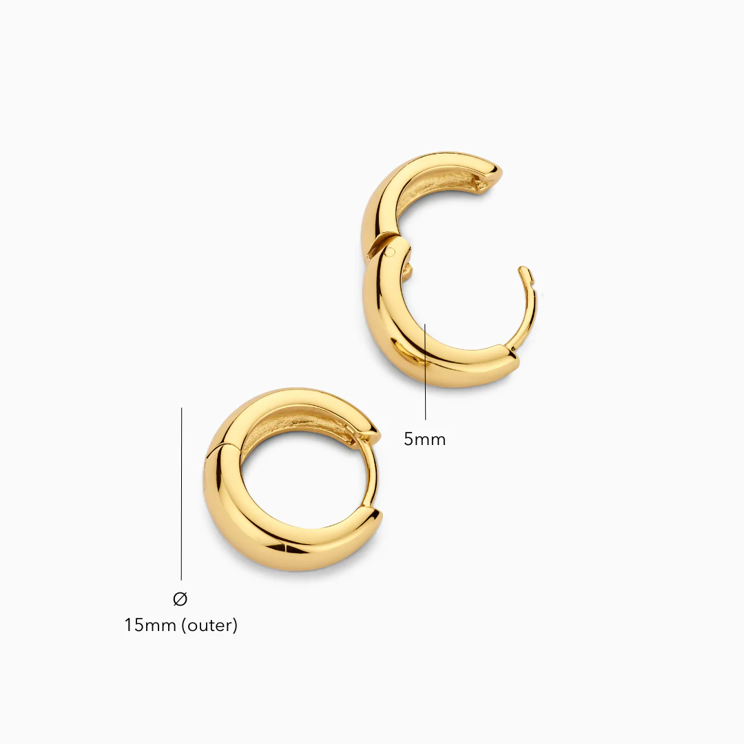 Coastal Chic Hoop Earrings - Image 2