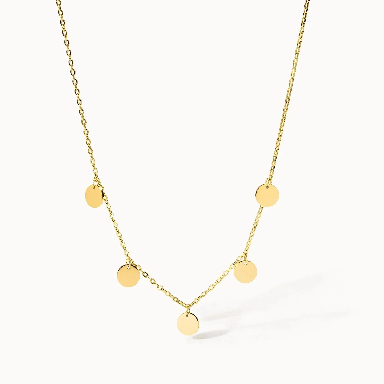 Dainty Shoreline Minimalist Necklace - Image 3