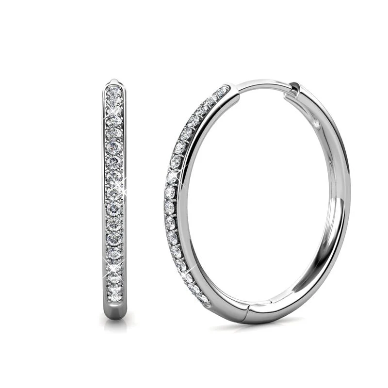 Glimmer Pavé Earrings - Image 2