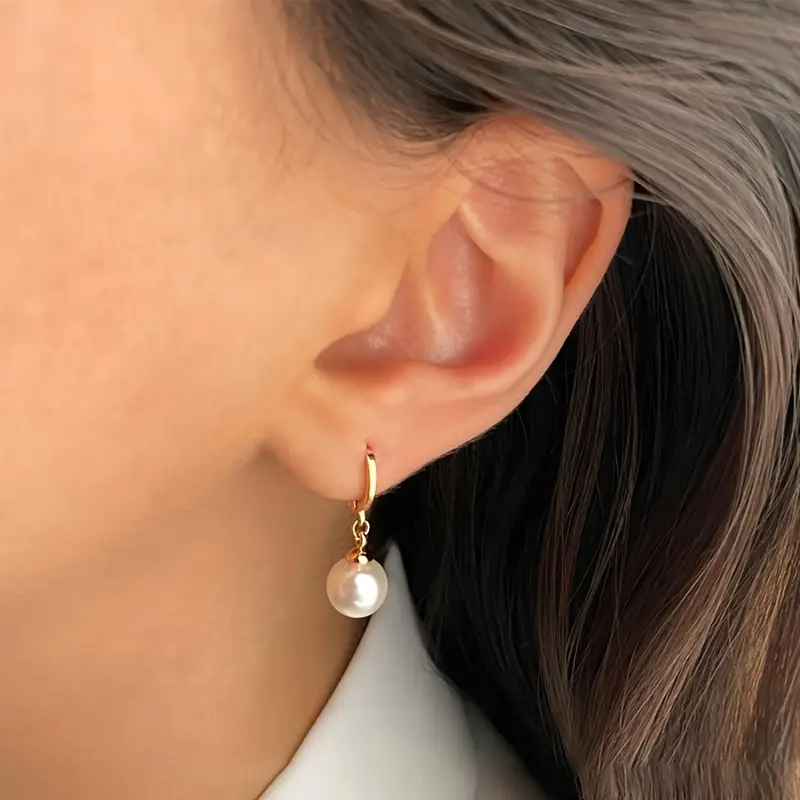 Golden Grace Pearl Jewelry Set | Gold 18k - Image 8