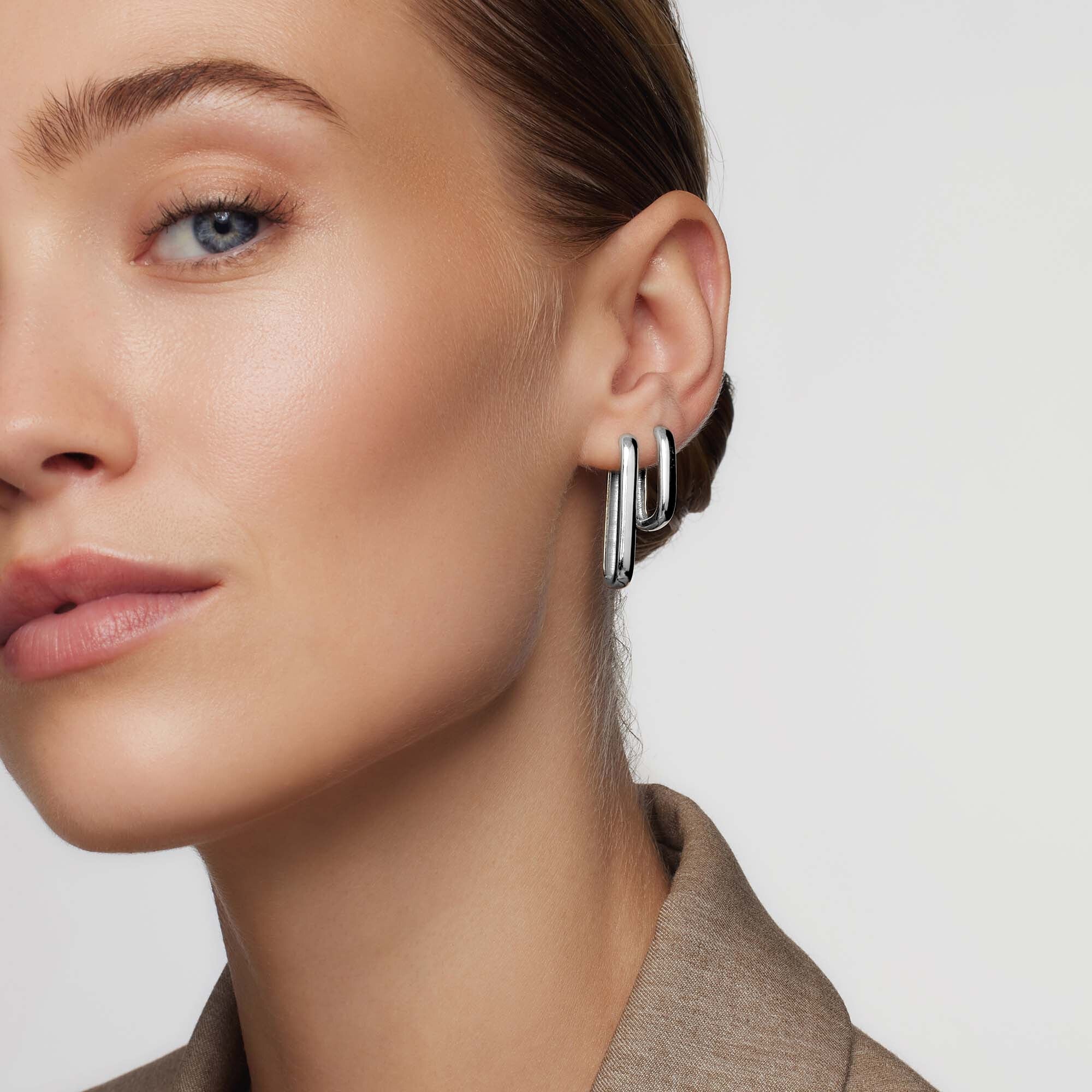 Icon Hoops | White Gold 18k - Image 6