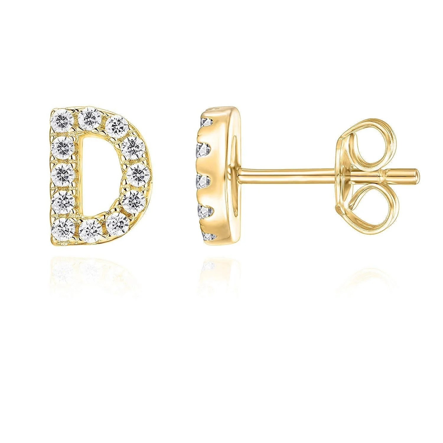 Initial Earring 1pc | Gold 16k - Image 3