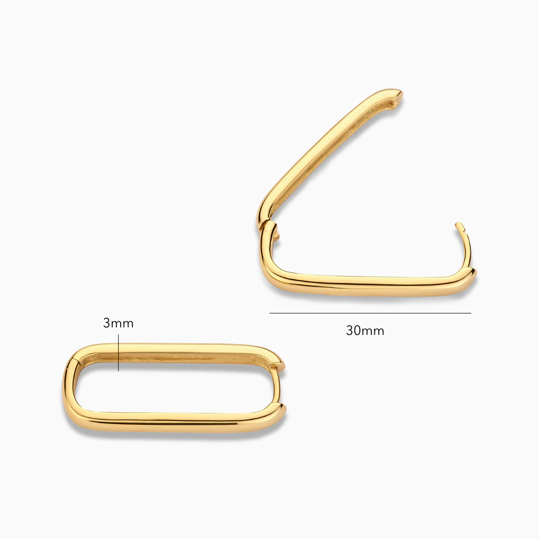 Large Icon Hoops | Gold 18k - Image 4
