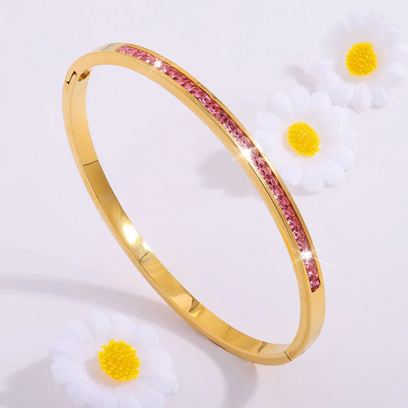 Liora Bellanotte Bracelet Pink | Gold 16k