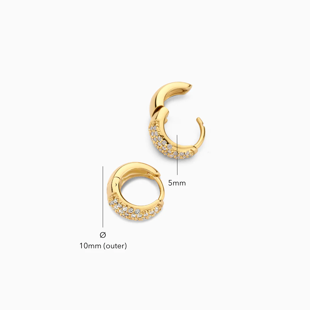 Mini Hoops Earrings - Image 3