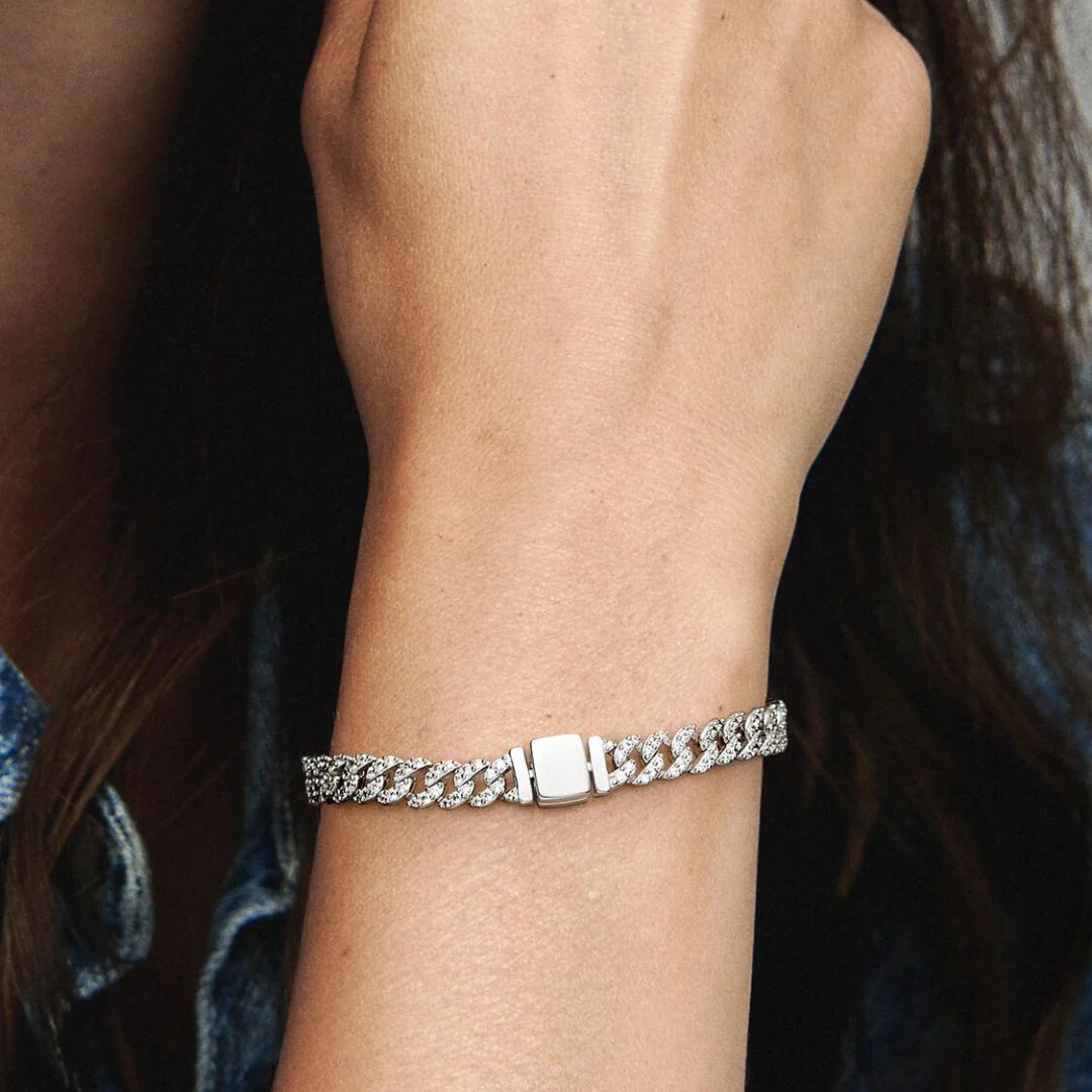 Moissanite Cuban Bracelet | Gold 18k - Image 5