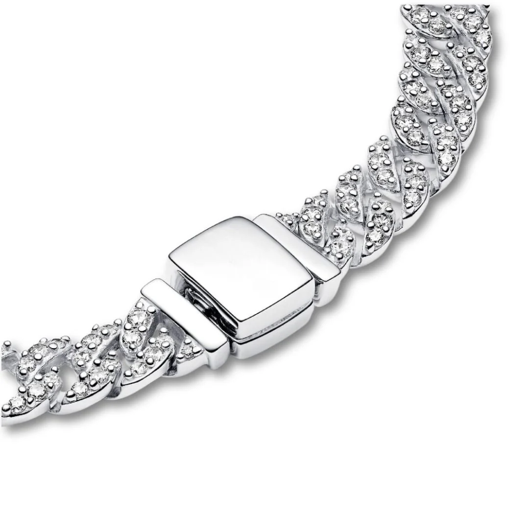 Moissanite Cuban Bracelet | Gold 18k - Image 6