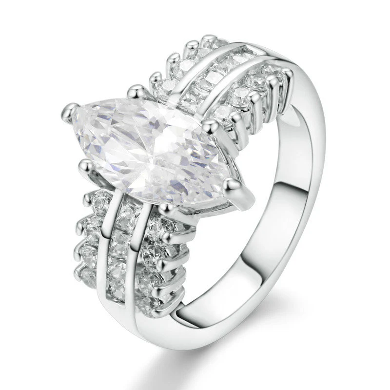 Odette Mercer Ring | White Gold 16k - Image 2