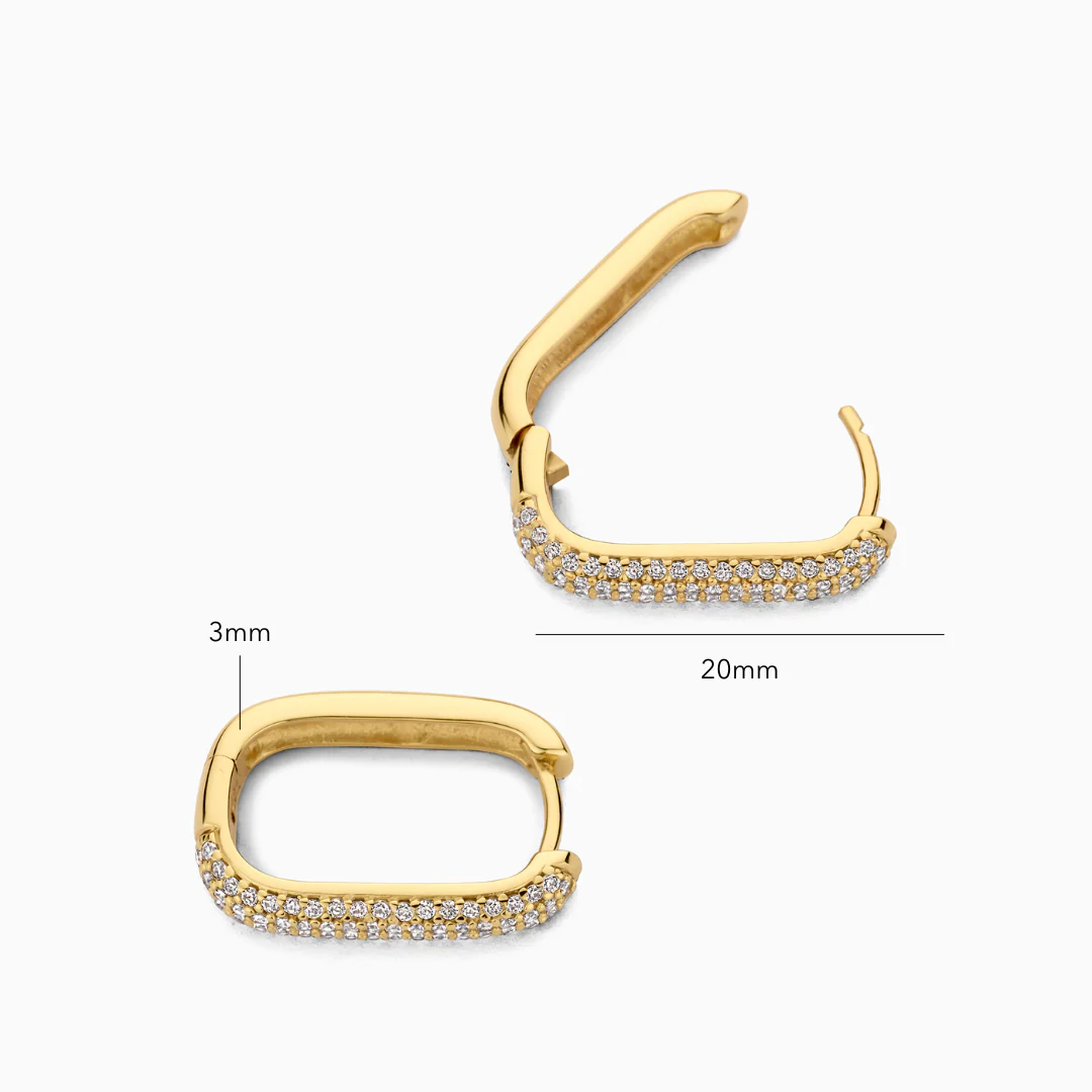 Pavé Waterfront Iconic Earrings - Image 3