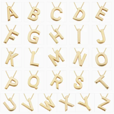 Personal Letter Initial Necklace - Image 4
