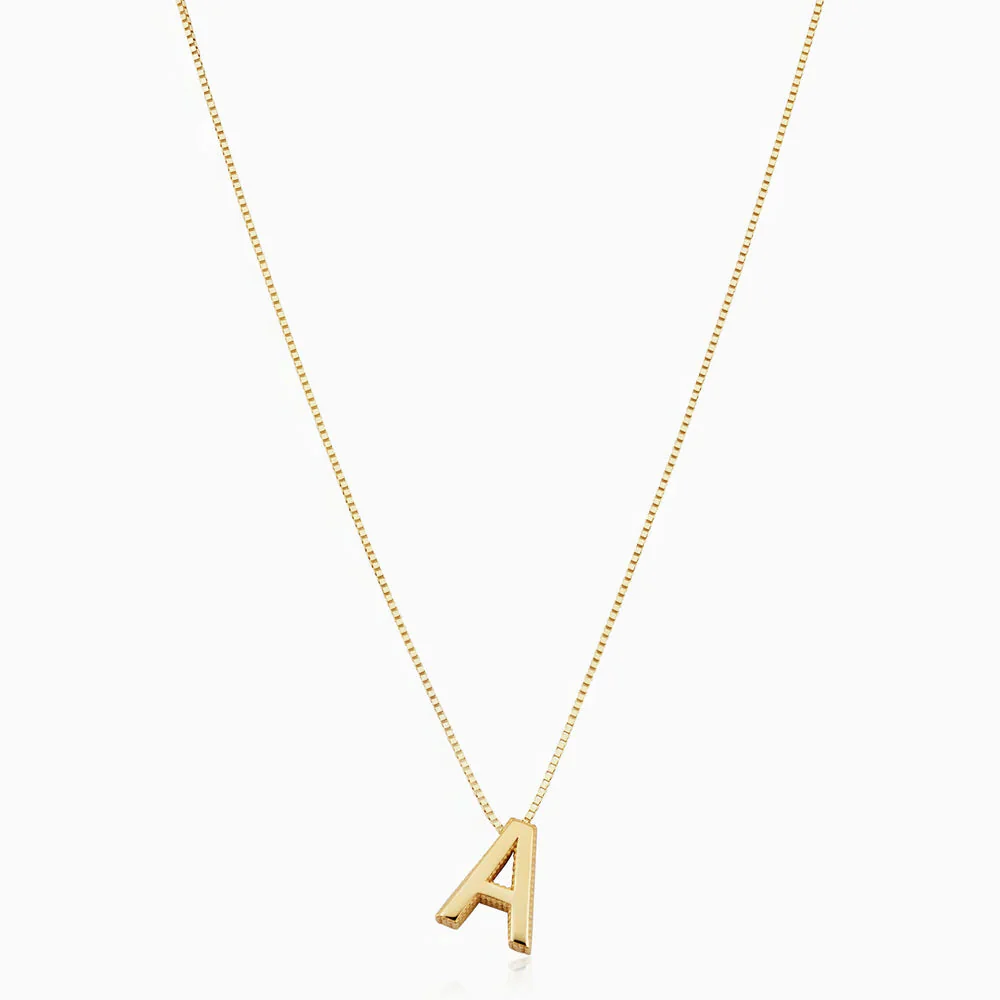 Personal Letter Initial Necklace - Image 5