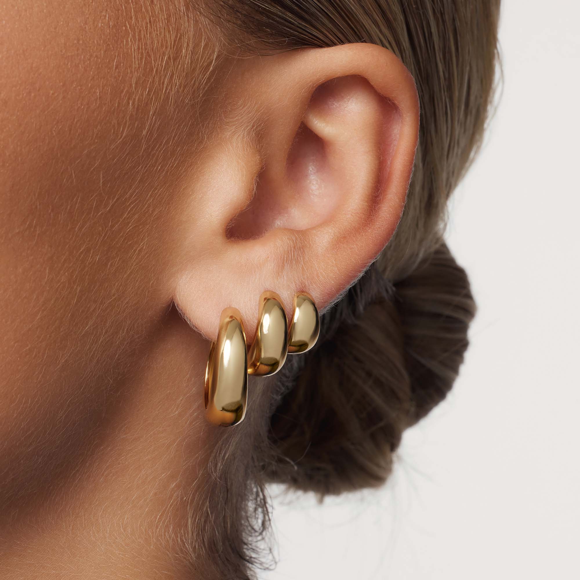 Rue Statement Hoops | Gold 18k - Image 2