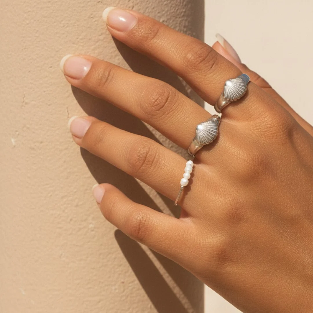 "Savana" Pearl Ring - Image 4