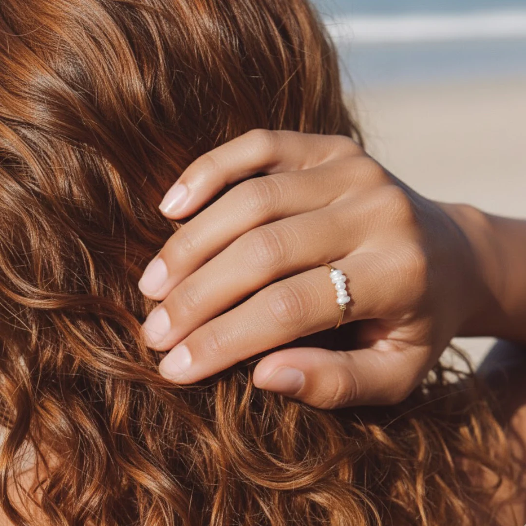 "Savana" Pearl Ring - Image 9