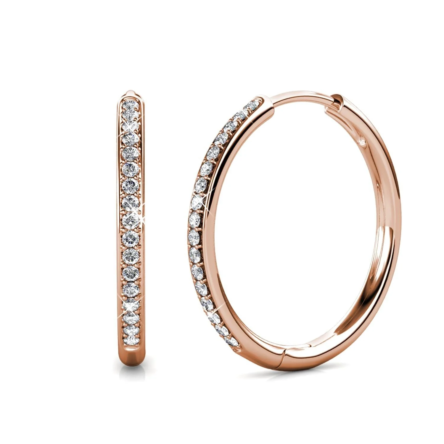Sorel Pave Earrings | White Gold 14k - Image 3