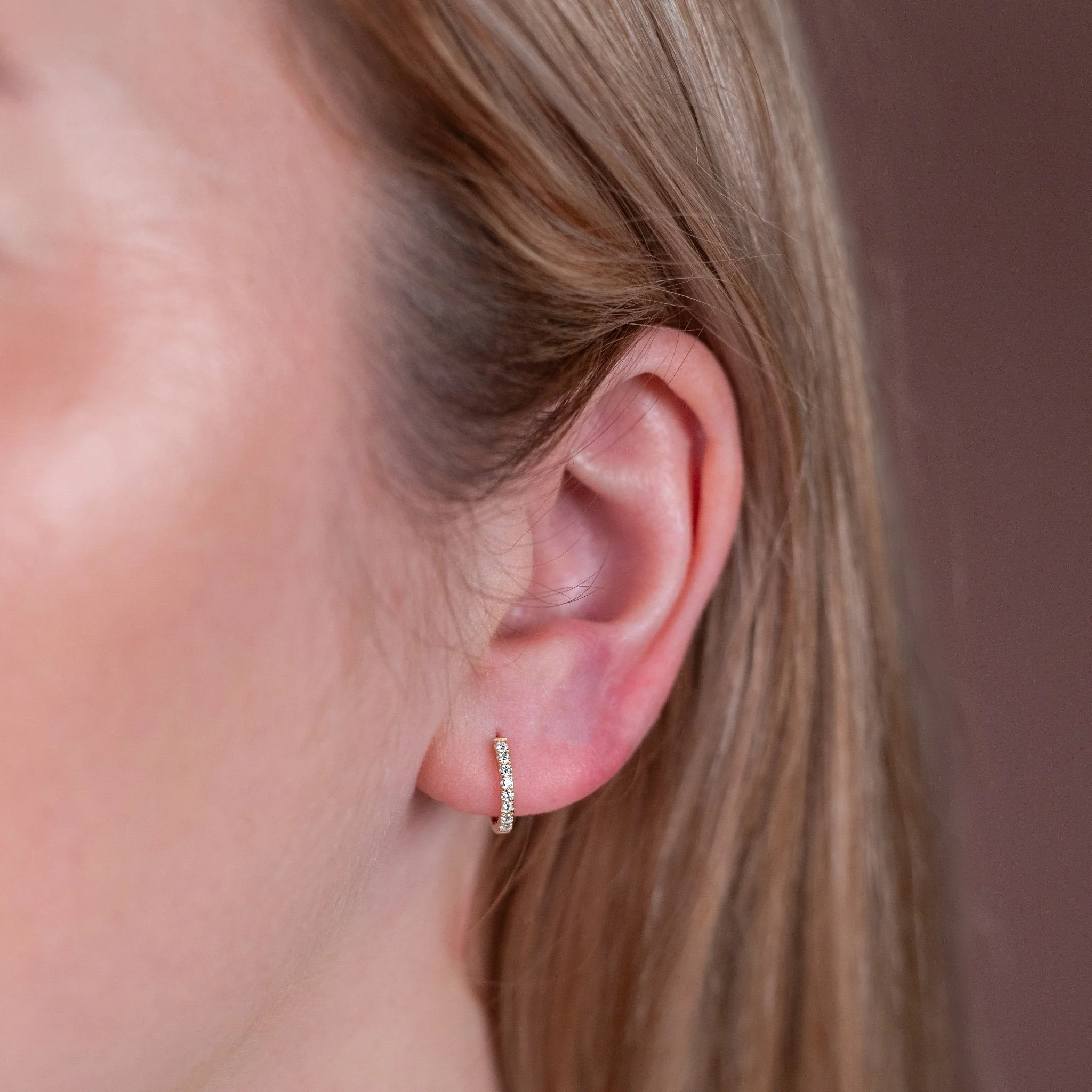 Sundream Huggie Earrings - Image 2