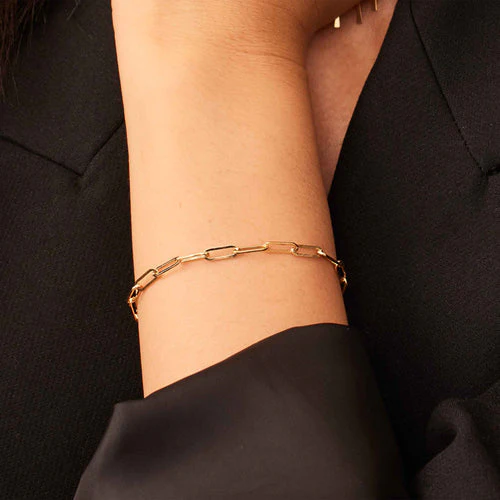 Venice Link Bracelet | White Gold 14k - Image 3
