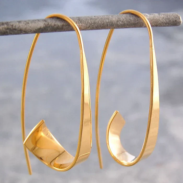 Vintage Spiral Earrings | Gold 16k - Image 2